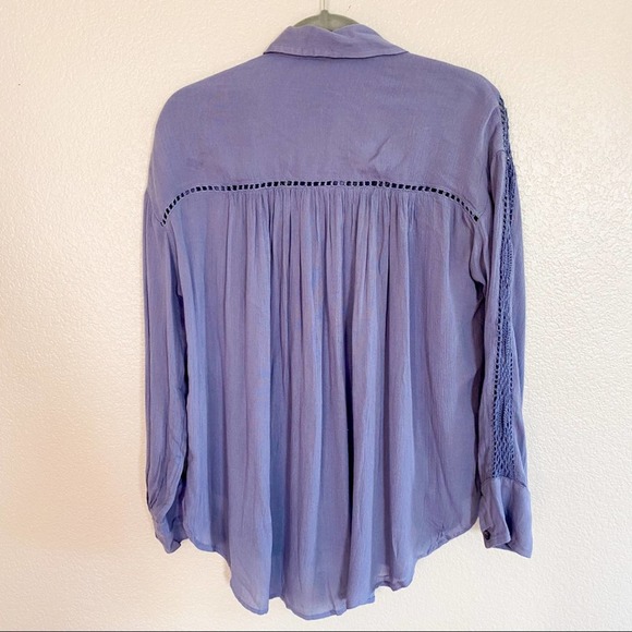 NWT Free People Western Button Down Top Shirt - Picture 8 of 9